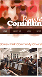 Mobile Screenshot of bowesparkcommunitychoir.org